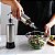 Galheteiro Porta Azeite Dispenser Vinagre De Vidro E Inox - Imagem 5