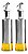 Galheteiro Porta Azeite Dispenser Vinagre De Vidro E Inox 2 Unids - Imagem 1
