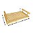 Bandeja Bambu Com Alças 35cm Café Mesa Treliças Em Rattan - Imagem 2
