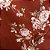 Percal 300 Fios Estampado Poliéster - Floral Rosa Fundo Ferrugem - 2,50m de Largura - Imagem 4