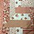 Percal 300 Fios Estampado Poliéster - Patchwork Floral Rose- 2,50m de Largura - Imagem 1