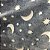 Tecido Fleece Mágico Soft 3D Brilha No Escuro - Lua e Estrela - 1,60m de Largura - Imagem 1