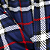 Malha Xadrez - Azul, Branco e Vermelho - 1,50m de Largura - Imagem 3