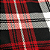 Malha Xadrez - Vermelho, Preto e Branco 3 - 1,50m de Largura - Imagem 3