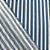 Tecido Percal 100% ALG 180 Fios - 2,20m de Largura - Estampa Listrado Azul - Imagem 3