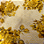 Tecido Percal 100% ALG 180 Fios - 2,50m de Largura - Chevron Floral Amarelo - Imagem 1
