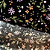 Viscose Estampada - Floral Colorido Fundo Preto - Imagem 2