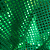 Tecido Paetê Fantasia - Verde - 1,10m de Largura - Imagem 3