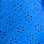 Laise Bordado 100% Algodão - Vitral Azul - 1,40m de Largura - Imagem 1