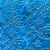 Laise Bordado 100% Algodão - Bolha Floral Azul Turquesa - 1,40m de Largura - Imagem 1