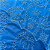 Laise Bordado 100% Algodão - Bolha Floral Azul Turquesa - 1,40m de Largura - Imagem 3