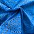 Laise Bordado 100% Algodão - Bolha Floral Azul Turquesa - 1,40m de Largura - Imagem 2