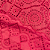 Laise Bordado 100% Algodão - Geométrico Floral Pink - 1,40m de Largura - Imagem 2