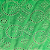 Laise Bordado 100% Algodão - Bolha Floral Verde - 1,40m de Largura - Imagem 1