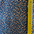 Tricoline Estampado Poliéster - Coração Fundo Azul Marinho - 1,50m de Largura - Imagem 3