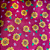 Tricoline Estampado - Girassol Fundo Vermelho 2 - 100% Poliéster - 1,50m de Largura - Imagem 1