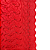 Laise Bordado Austríaco - Borboleta Floral Vermelho - 1,30m de Largura - Imagem 4