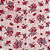 Viscolycra Estampada - Botão Floral Vermelho - Imagem 1