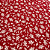 Tricoline Estampado 100% Poliéster - Ramagem Fundo Vermelho - 1,50m de Largura - Imagem 1