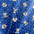 Tricoline Estampado 100% Poliéster - Pet Cão Fundo Azul - 1,50m de Largura - Imagem 1