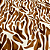 Crepe Estampado Havana - Ondas Marrom - 1,50m de Largura - Imagem 1