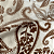 Tecido Crepe Sarjado Estampado - Cashmere Marrom - 1,50m de Largura | Textura Diagonal e Não Amassa - Imagem 3