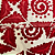 Tecido Crepe Sarjado Estampado - Geométrico Vermelho - 1,50m de Largura | Textura Diagonal e Não Amassa - Imagem 4