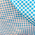 Tecido Xadrez Azul Turquesa 7mm - 100% Poliéster - 1,50m de Largura - Imagem 2