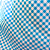 Tecido Xadrez Azul Turquesa 7mm - 100% Poliéster - 1,50m de Largura - Imagem 1