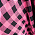 Flanela Xadrez Cachá - Rosa e Preto - Imagem 1