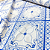 Tecido Cambraia de Algodão Estampado - Vitral Azul - 1,50m de Largura - Imagem 1