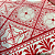 Tecido Cambraia de Algodão Estampado - Vitral Vermelho - 1,50m de Largura - Imagem 3