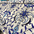 Tecido Cambraia de Algodão Estampado - Arabesco Azul - 1,50m de Largura - Imagem 2