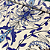 Tecido Cambraia de Algodão Estampado - Arabesco Azul - 1,50m de Largura - Imagem 1