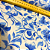 Tecido Cambraia de Algodão Estampado - Folhagem Azul - 1,50m de Largura - Imagem 4