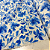 Tecido Cambraia de Algodão Estampado - Folhagem Azul - 1,50m de Largura - Imagem 5