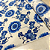 Tecido Cambraia de Algodão Estampado - Girassol Azul - 1,50m de Largura - Imagem 5