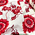 Tecido Cambraia de Algodão Estampado - Girassol Vermelho - 1,50m de Largura - Imagem 2