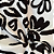 Tecido Viscose com Elastano Estampada - Floral Caricato Preto e Branco - 1,50m de Largura - Imagem 4