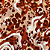 Tecido Viscose com Elastano Estampada - Pincelada Marrom - 1,50m de Largura - Imagem 1