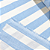 Tecido Cambraia de Algodão Estampado - Listrado Azul e Branco - 1,50m de Largura - Imagem 2