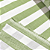 Tecido Cambraia de Algodão Estampado - Listrado Verde e Branco - 1,50m de Largura - Imagem 2