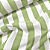 Tecido Cambraia de Algodão Estampado - Listrado Verde e Branco - 1,50m de Largura - Imagem 1
