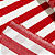 Tecido Cambraia de Algodão Estampado - Listrado Vermelho e Branco - 1,50m de Largura - Imagem 3