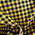 Tricoline Estampado - Xadrez Amarelo e Preto 7mm - 100% Poliéster - 1,50m de Largura - Imagem 3