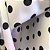 Oxford Estampado - Fundo Branco Bolinhas Pretas - Imagem 2