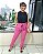 Calça Pink Listrada - Imagem 1