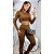 Conjunto  Cropped e Calça Legging Canelado. - Imagem 2