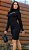 Vestido  Canelado com Decote Frontal - Imagem 1