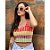 Blusa Cropped  Feminina em Tricô Modal - Imagem 2
